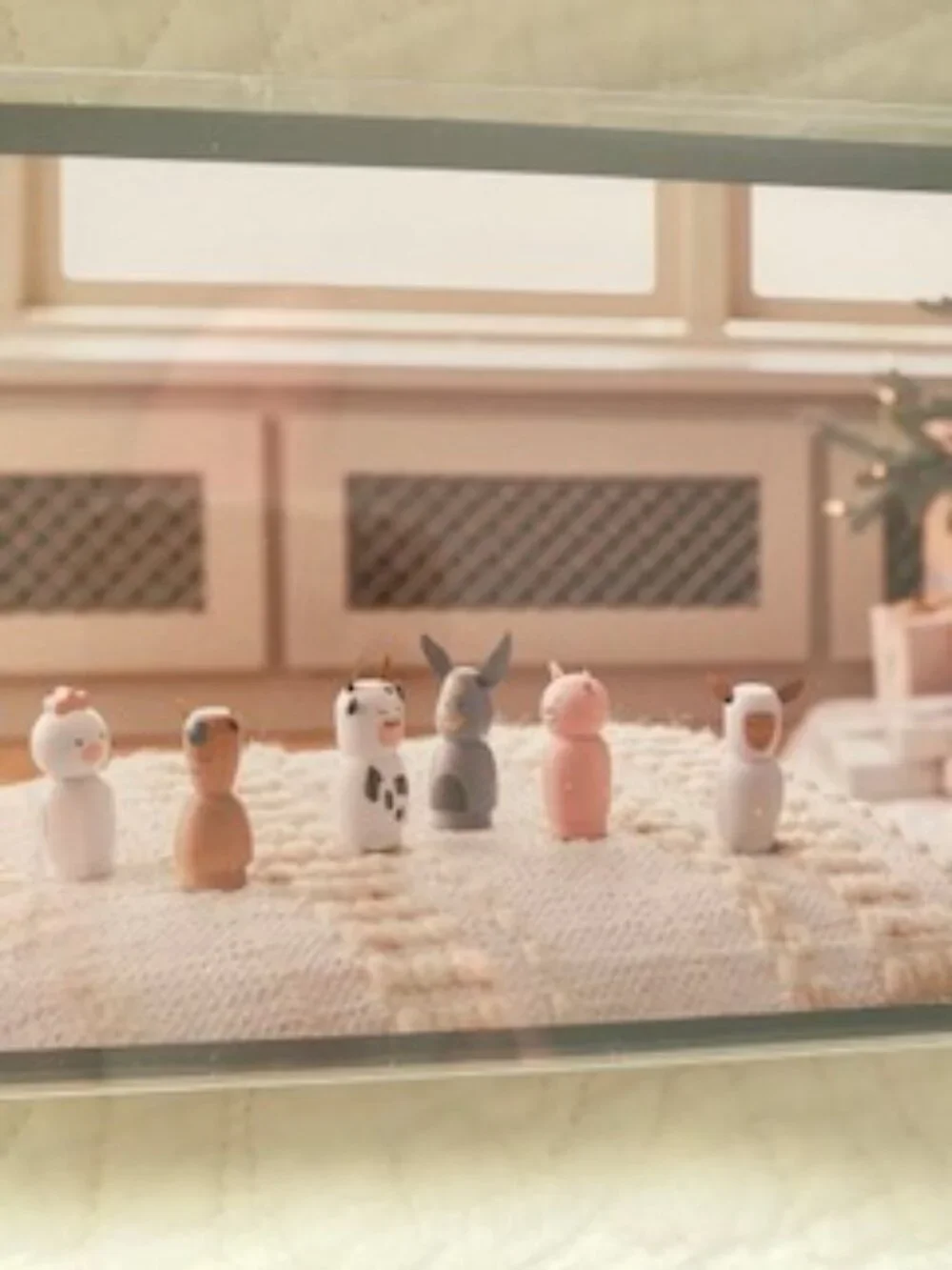 Hearth & Hand Wood Farm Animal set- NIB